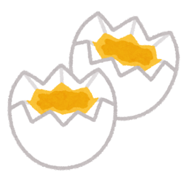 ゆで卵をつるんとむく方法